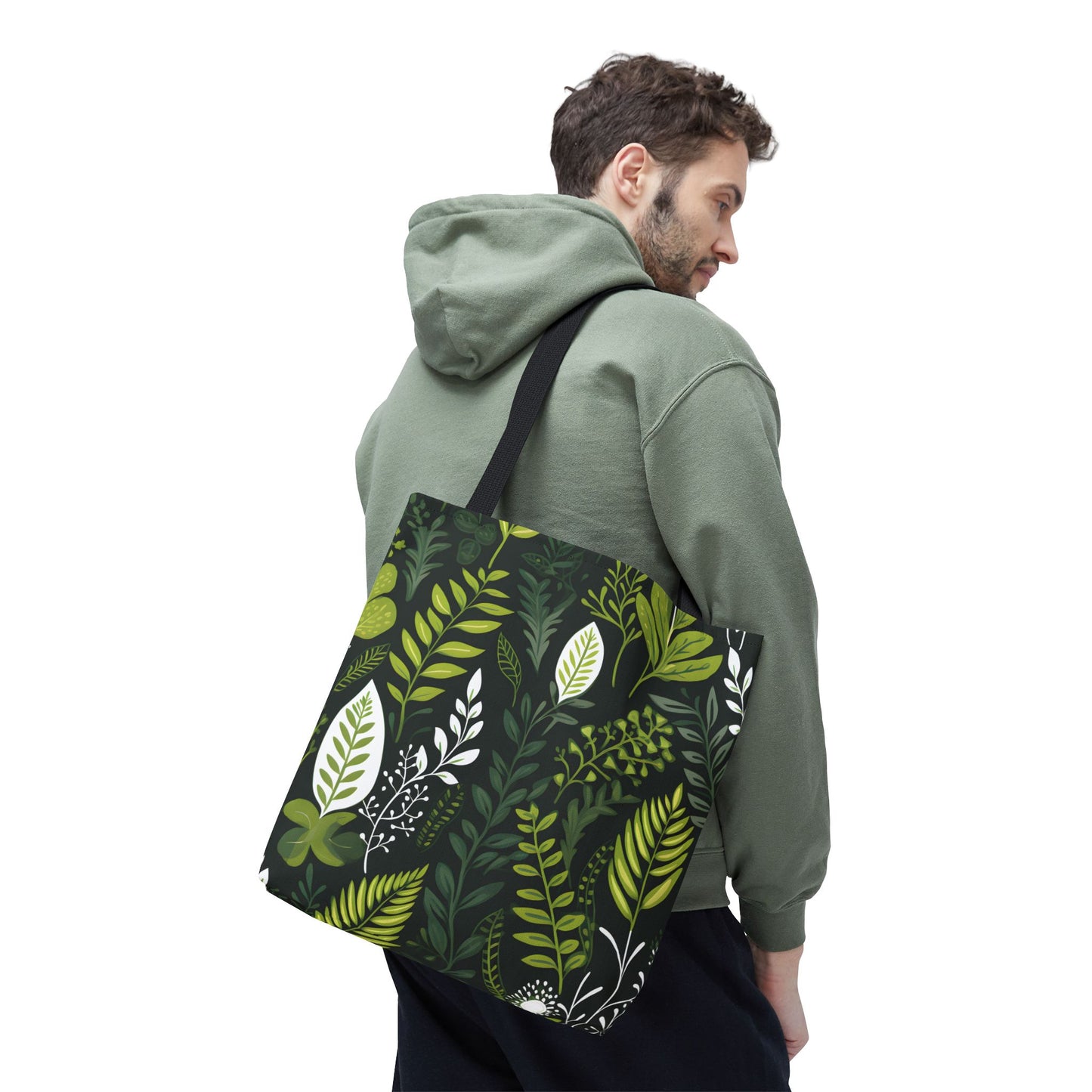 Plant Pattern Tote Bag Design 10