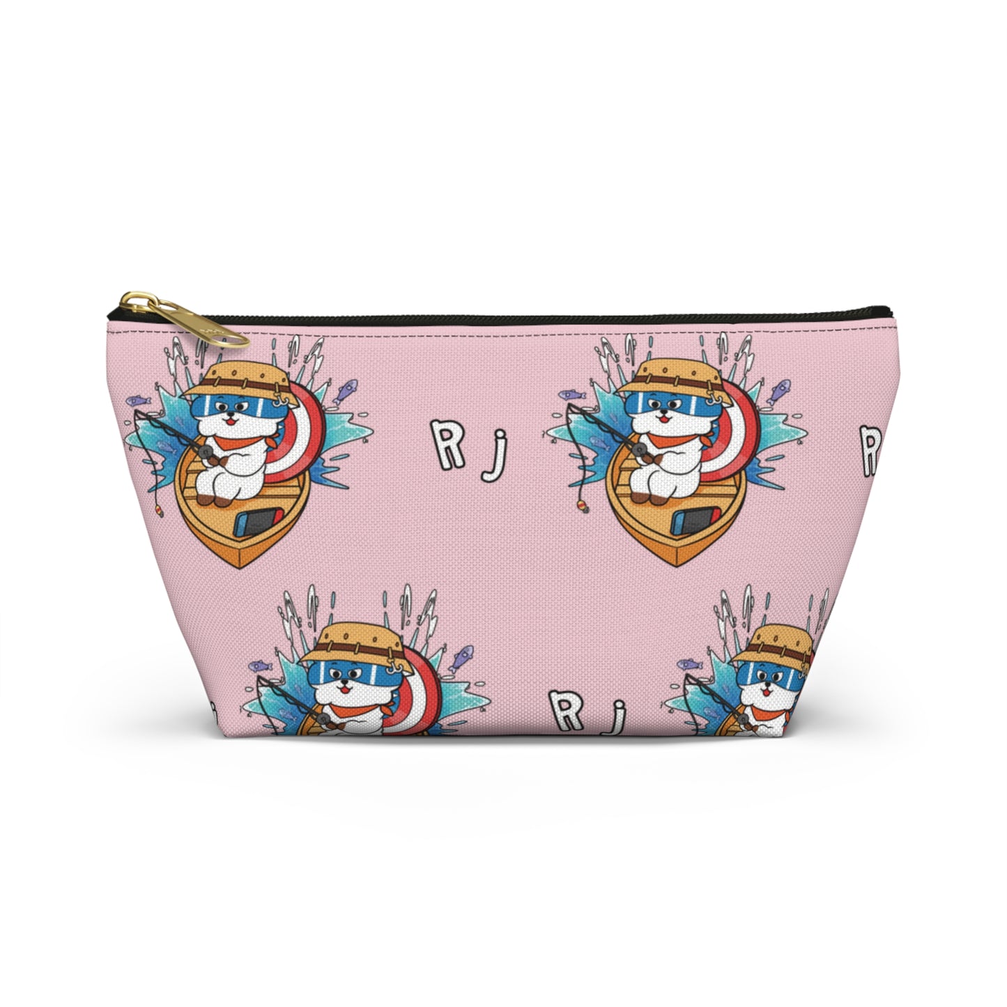 BT21 RJ Pink Pattern Travel Bag