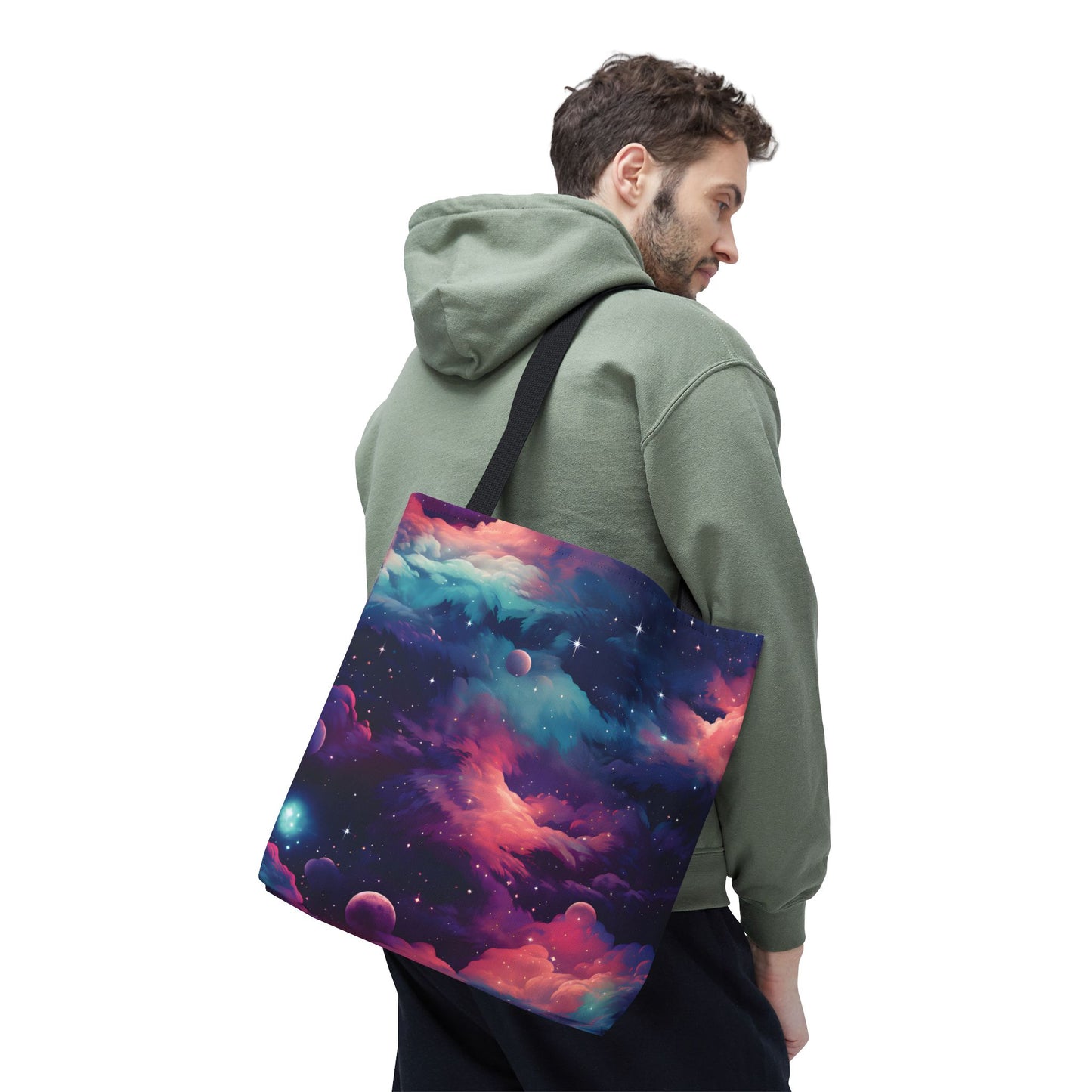 Galaxy Pattern Tote Bag Design 1