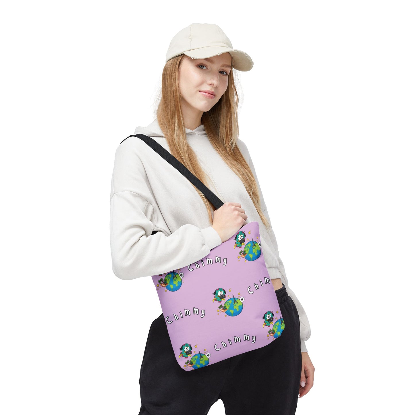 BT21 Chimmy Purple Tote Bag Pattern Design