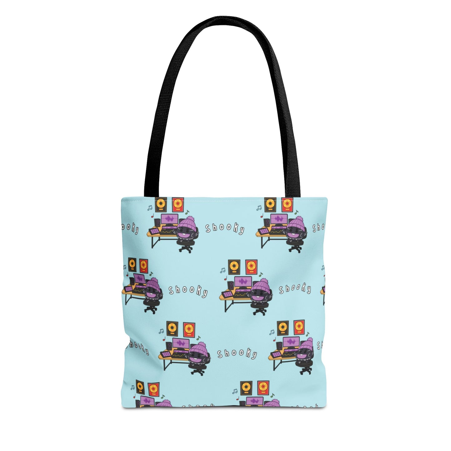 BT21 Shooky Blue Tote Bag Pattern Design