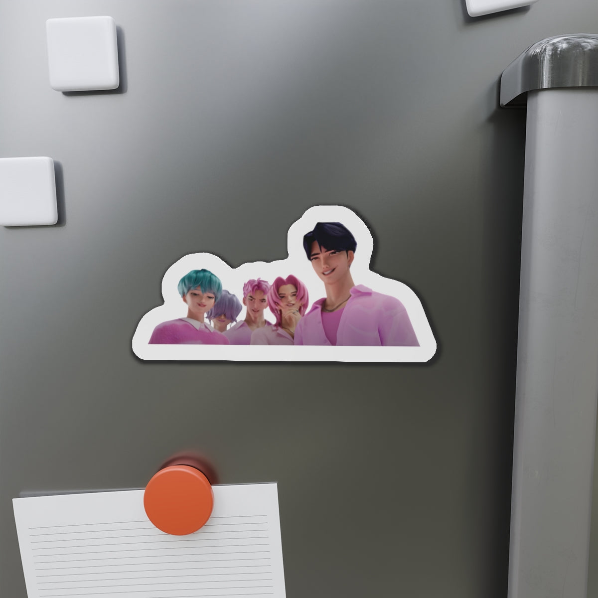 Kpop Demon Hunters Saja Boys Variety Show Evil Smile Magnet