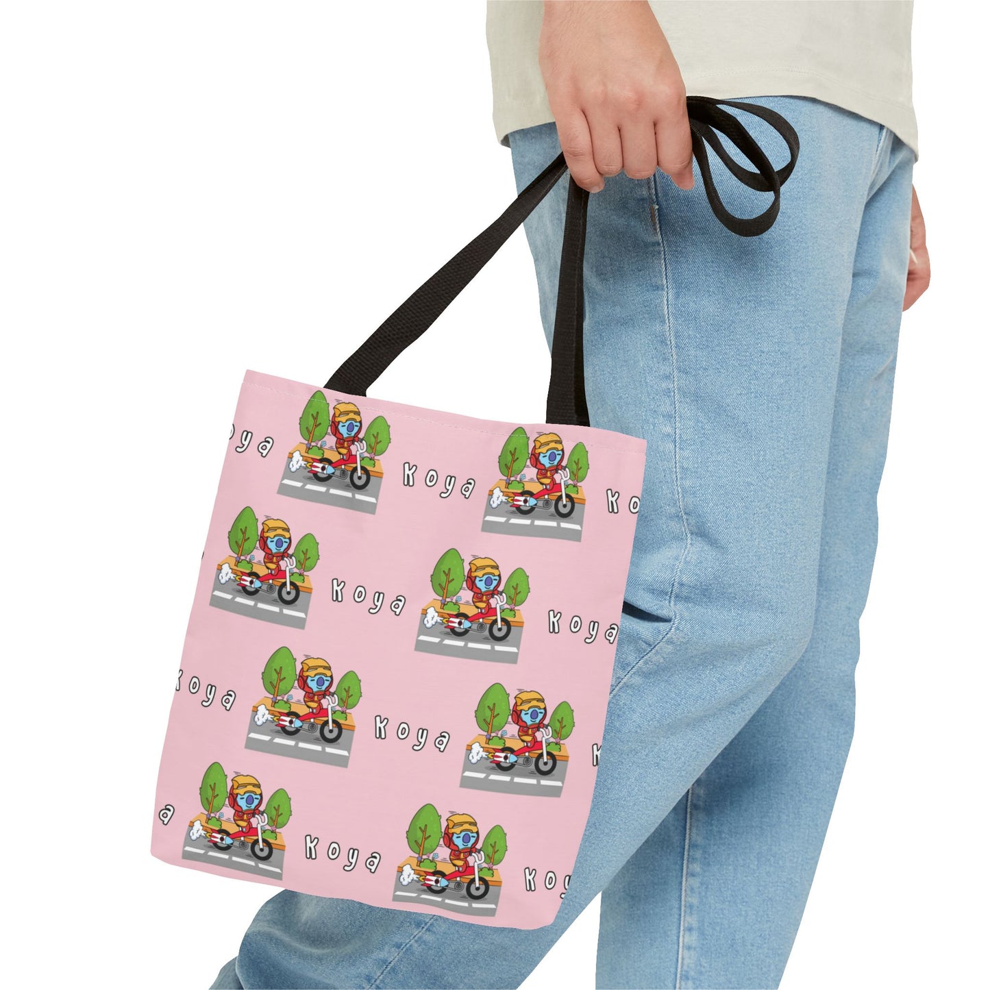 BT21 Koya Pink Tote Bag Pattern Design
