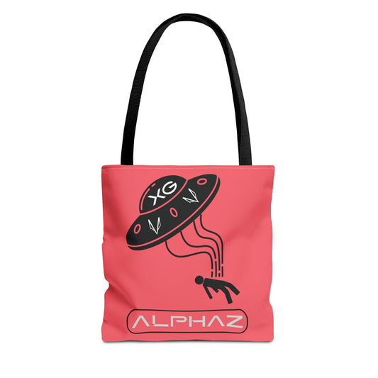 Red Maya XG Spaceship Tote Bag Design 2