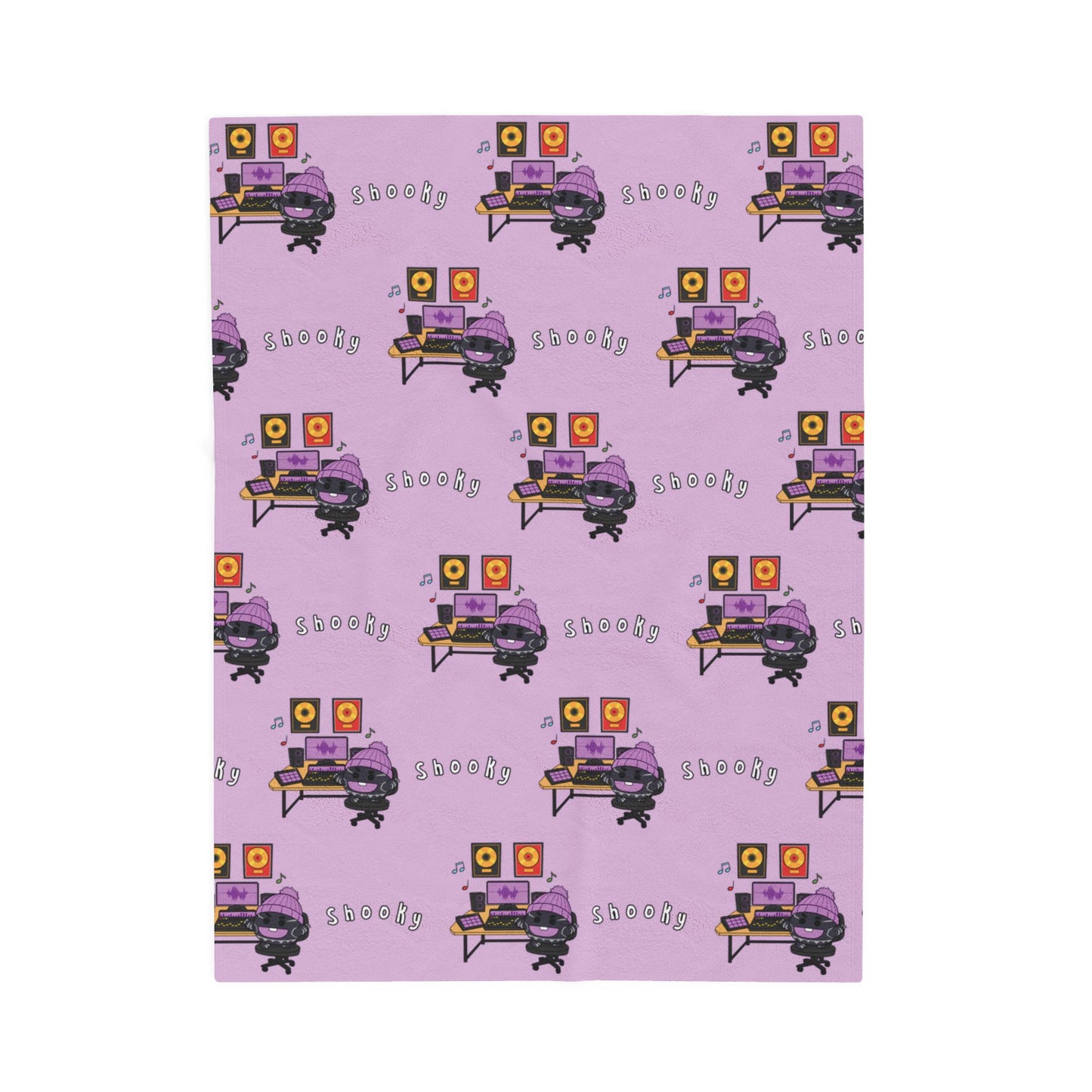 Purple Shooky Blanket - BT21 Pattern Design