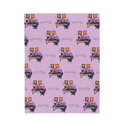 Purple Shooky Blanket - BT21 Pattern Design