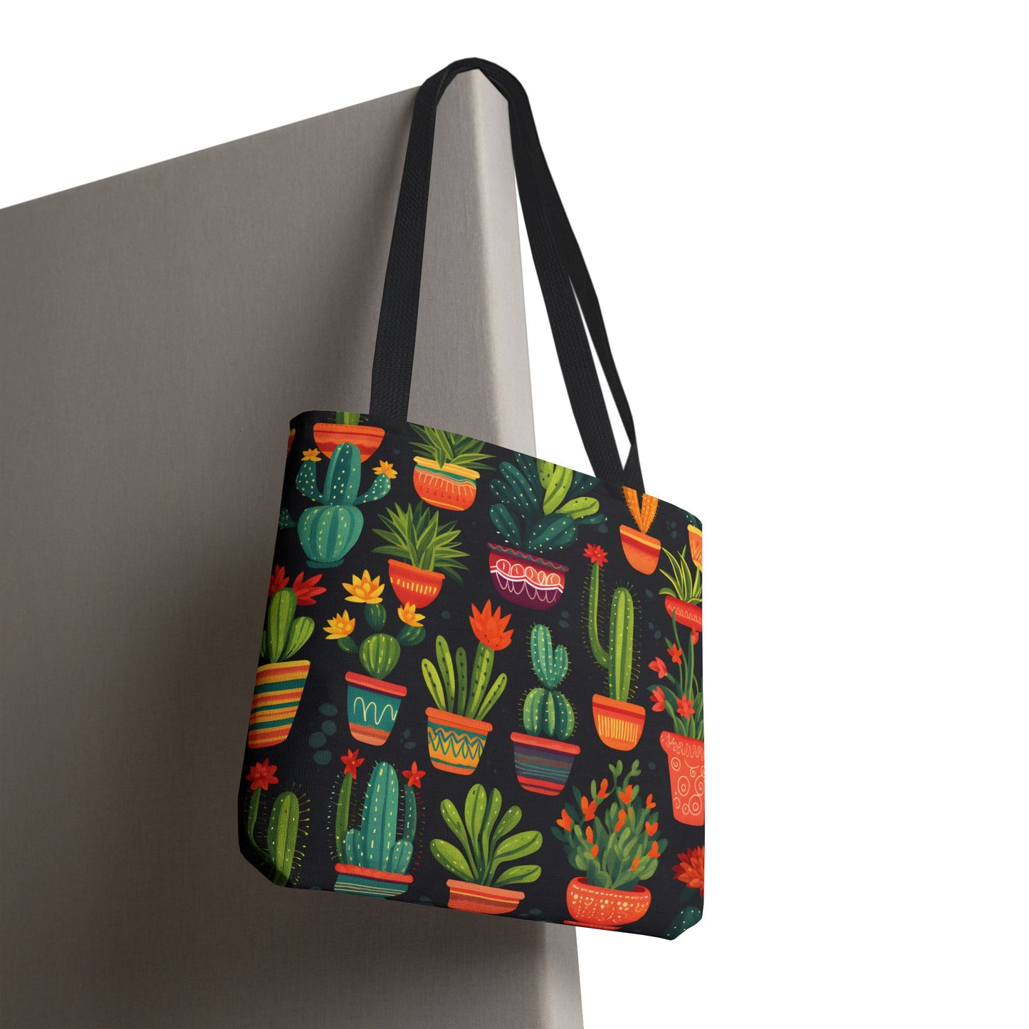 Cactus Pattern Tote Bag Design 5