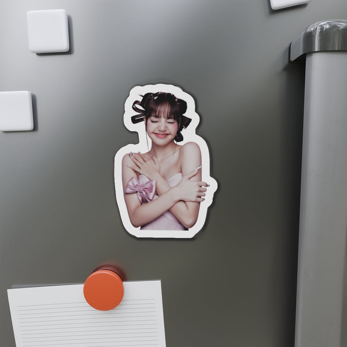 Lalisa Manoban Blackppink Gift for Lisa Fans Lillies Magnet Design 10