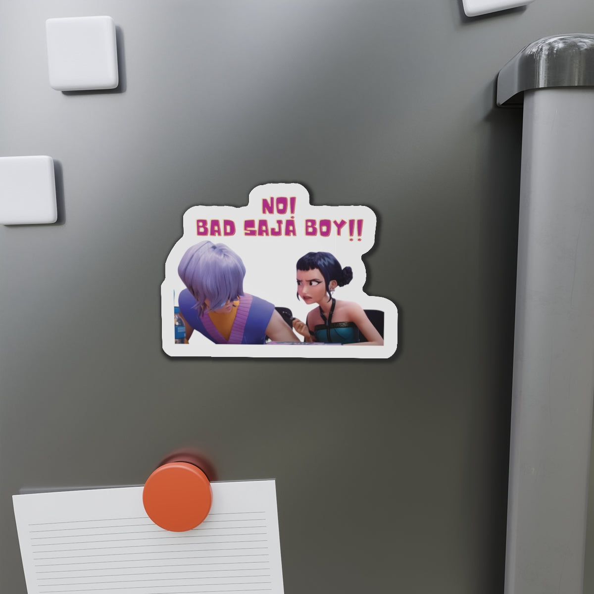 Kpop Demon Hunters Huntrix Zoey Saja Boys Mystery Zoeystery Bad Saja Boy Magnet