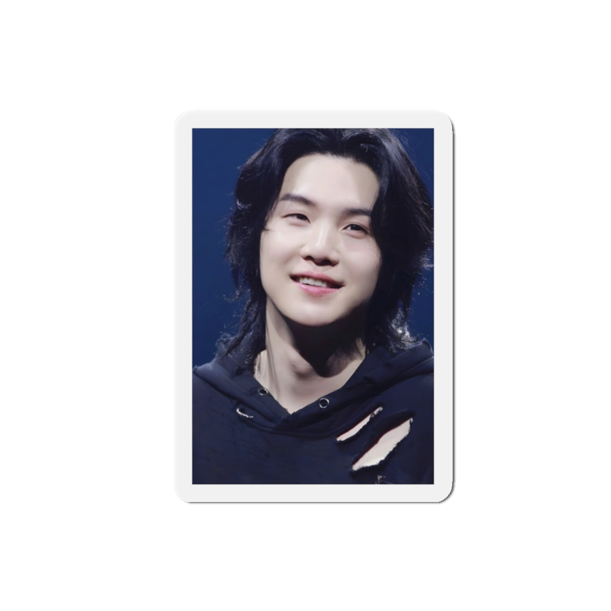 Yoongi Wearing a Black Hoodie Agust D D-Day Album Live Performance Magnet