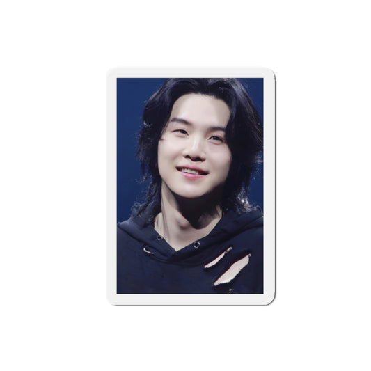 Yoongi Wearing a Black Hoodie Agust D D-Day Album Live Performance Magnet