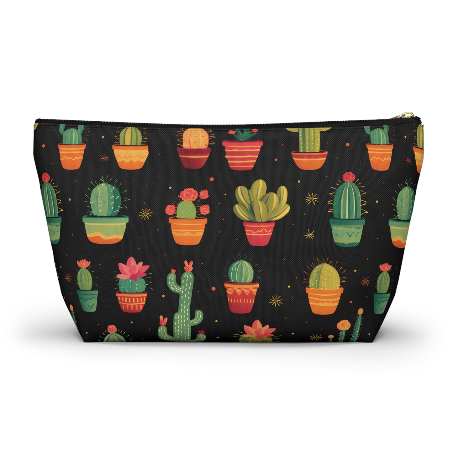 Cactus Pattern Travel Bag Design 1