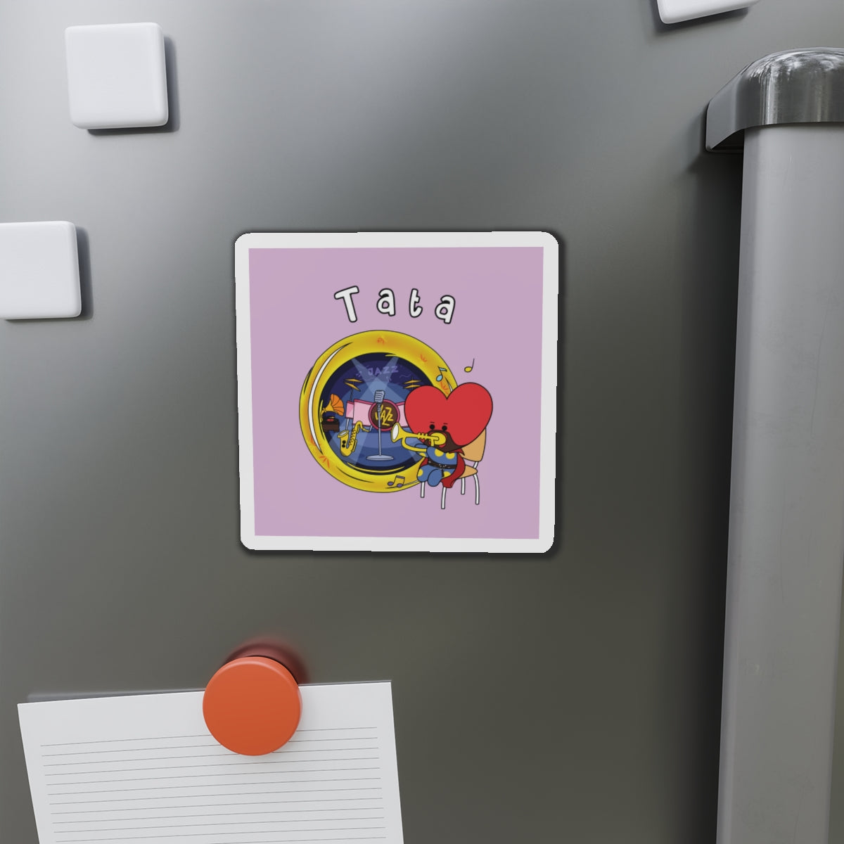 BT21 Tata Purple Magnet