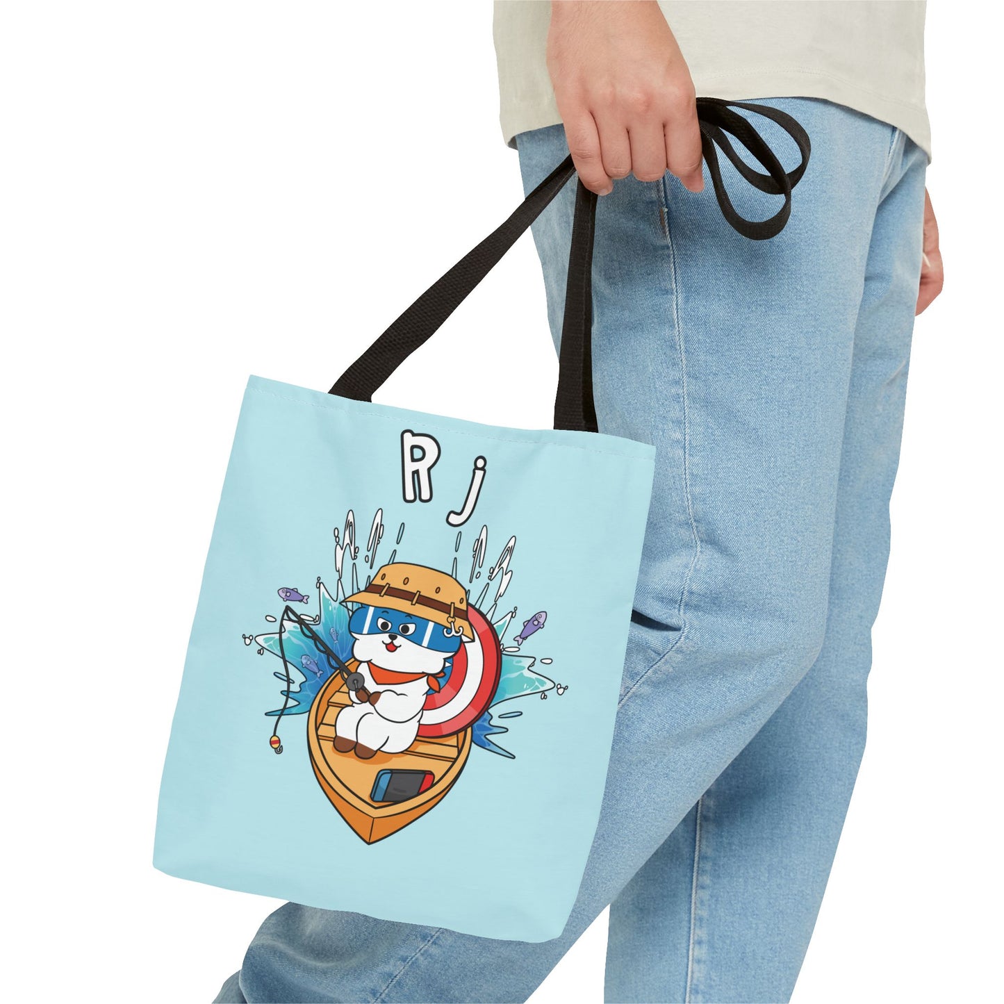 BT21 RJ Blue Tote Bag  Single Design