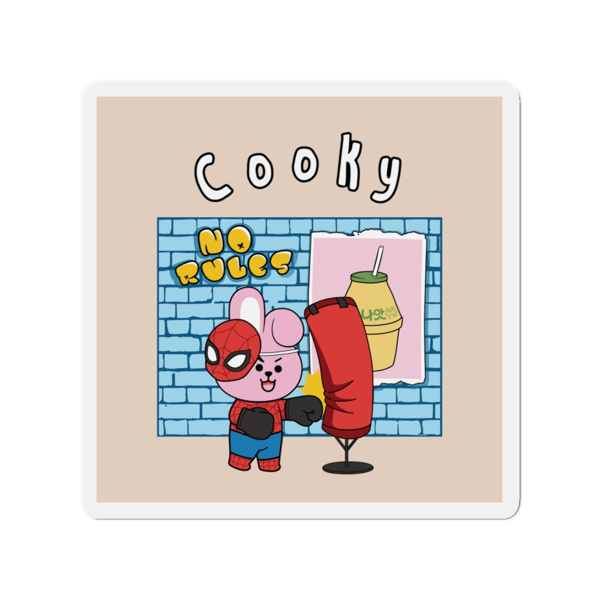 BT21 Cooky Beige Magnet