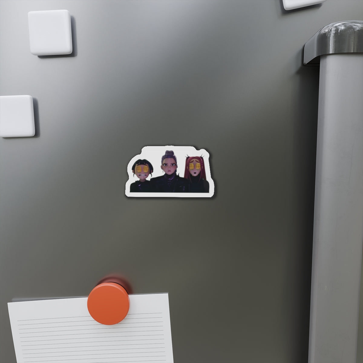 Kpop Demon Hunters Huntrix Rumi Mira Zoey Mens Bathhouse Popcorn Eyes Magnet