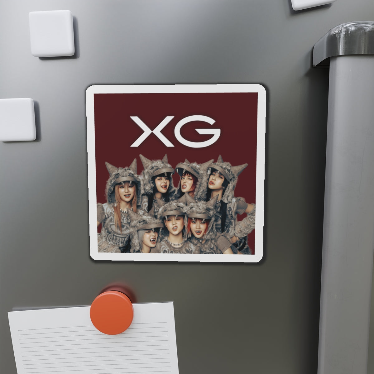 Maroon BG XG Woke Up Magnet 1