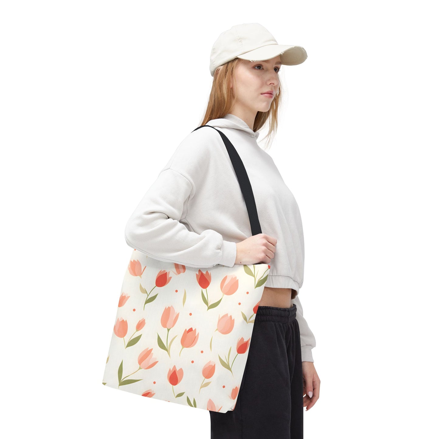 Tulips Pattern Tote Bag Design 4
