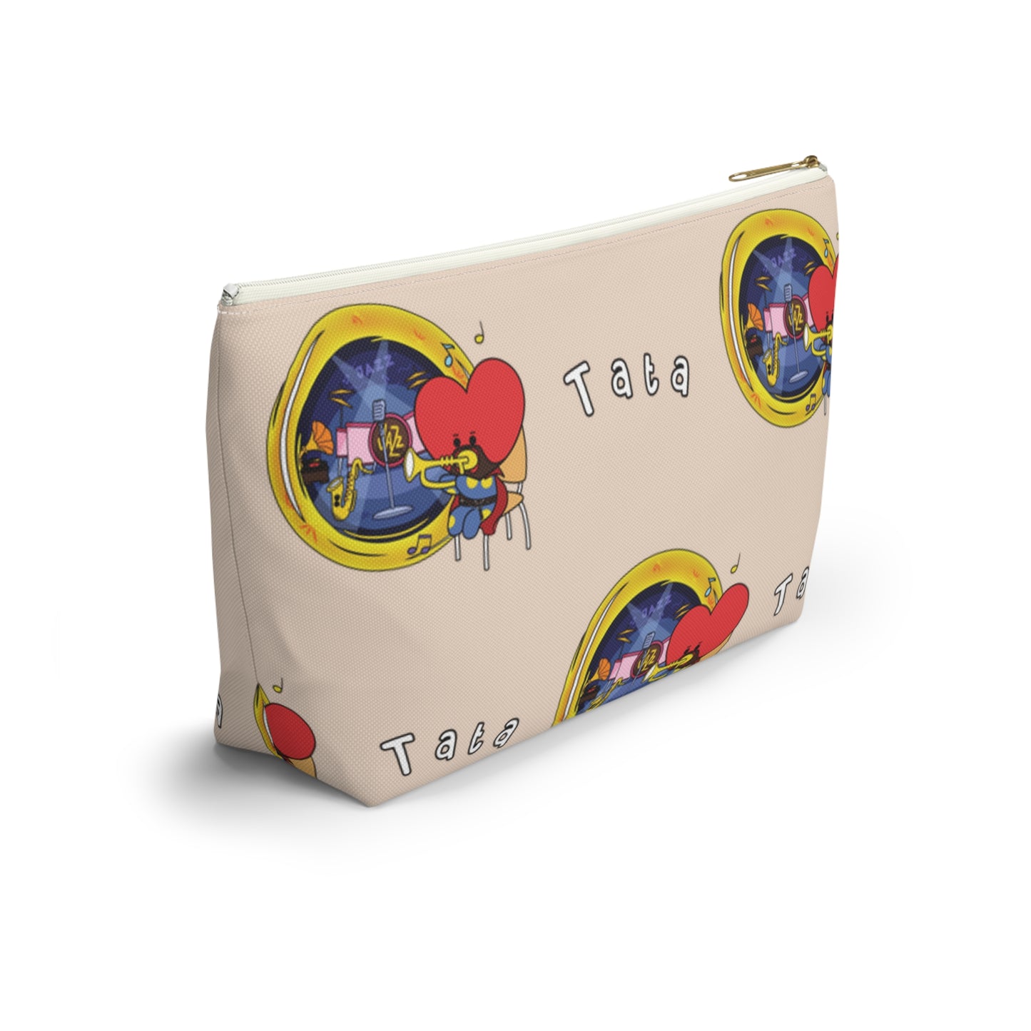 BT21 Tata Beige Pattern Travel Bag