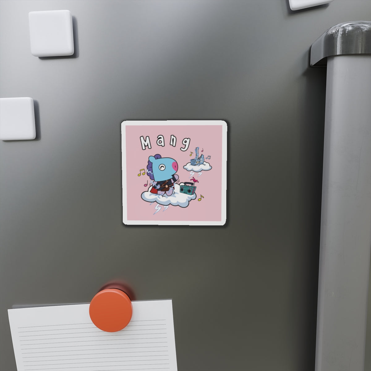 BT21 Mang Pink Magnet