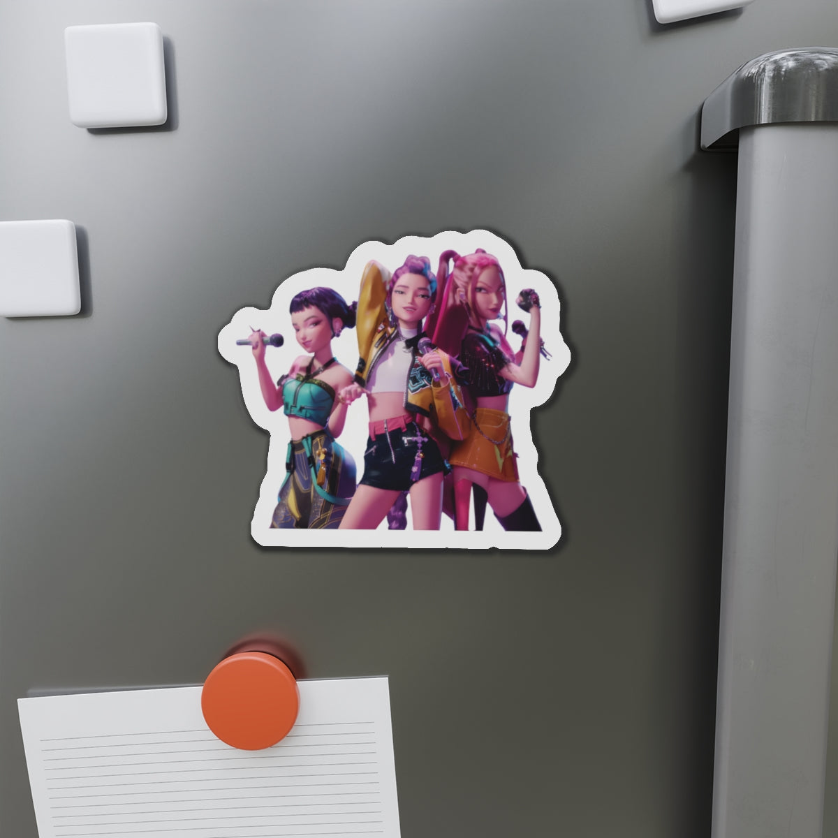 Kpop Demon Hunters Huntrix Rumi Mira Zoey Opening Stage Performance Magnet