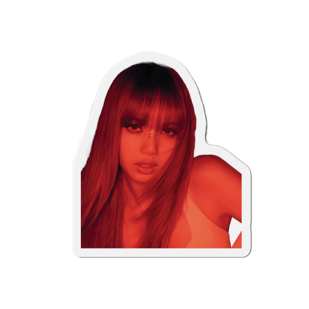 Lalisa Manoban Blackppink Gift for Lisa Fans Lillies Magnet Design 4