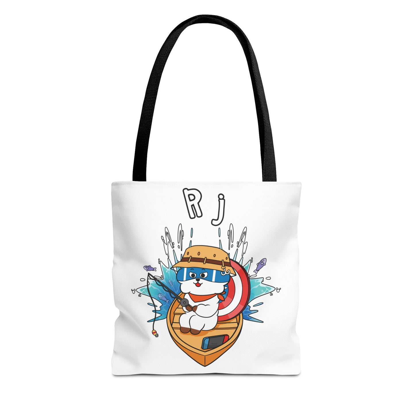 BT21 RJ White Tote Bag Single Design