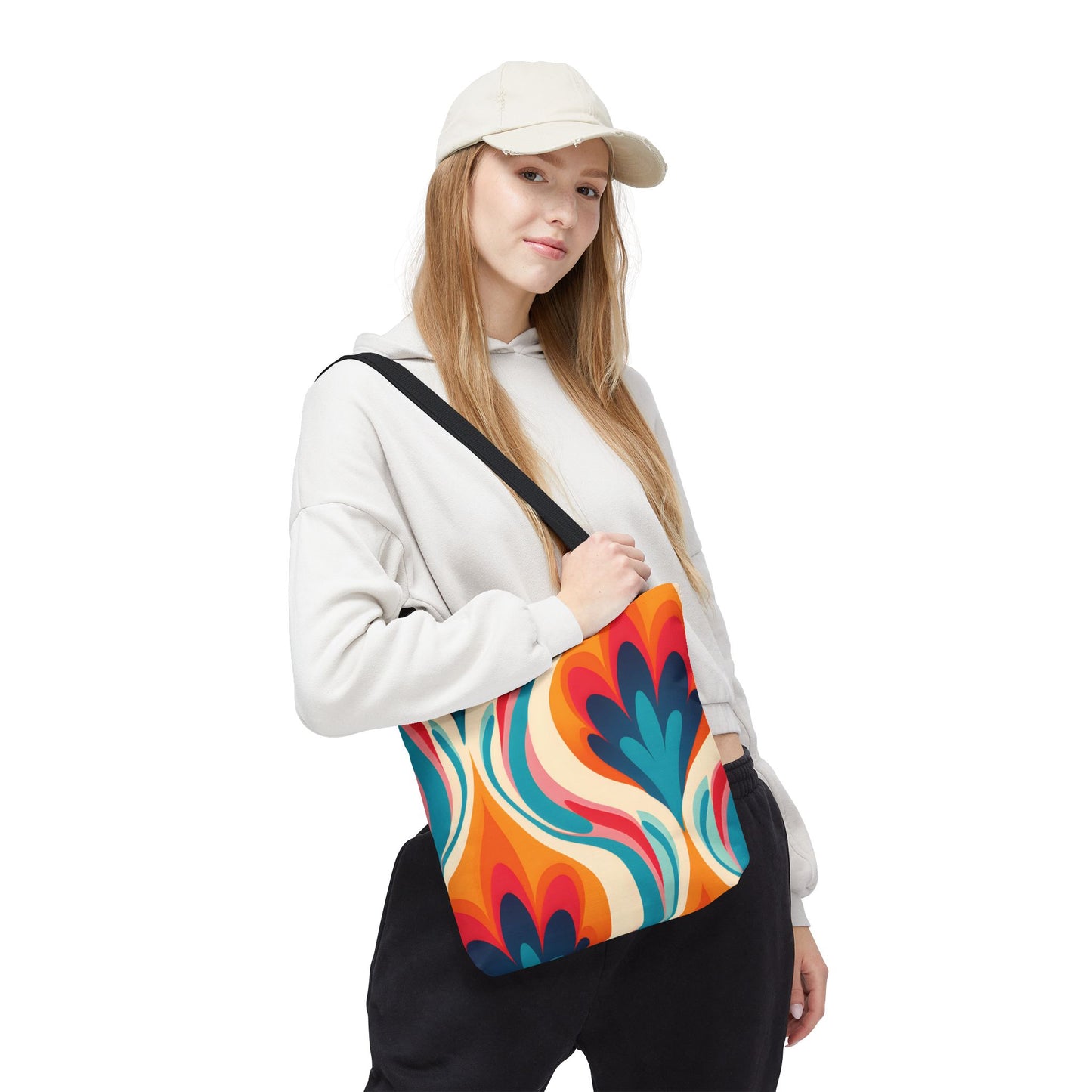 Retro Pattern Tote Bag Design 5