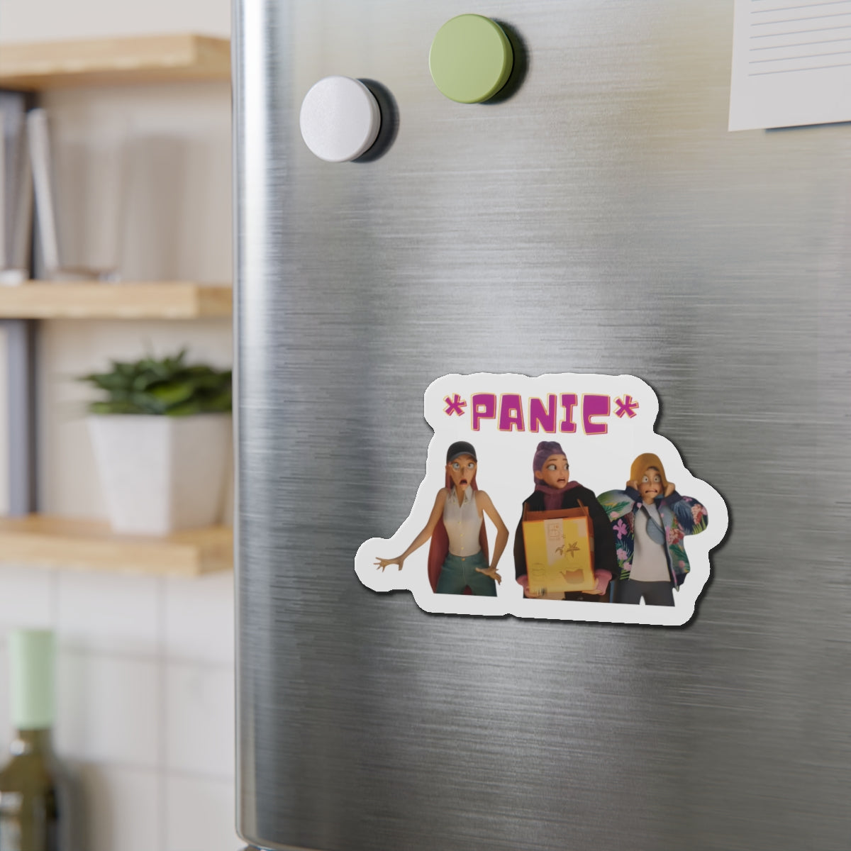 Kpop Demon Hunters Huntrix Rumi Mira Zoey Alley Quick Hide Magnet