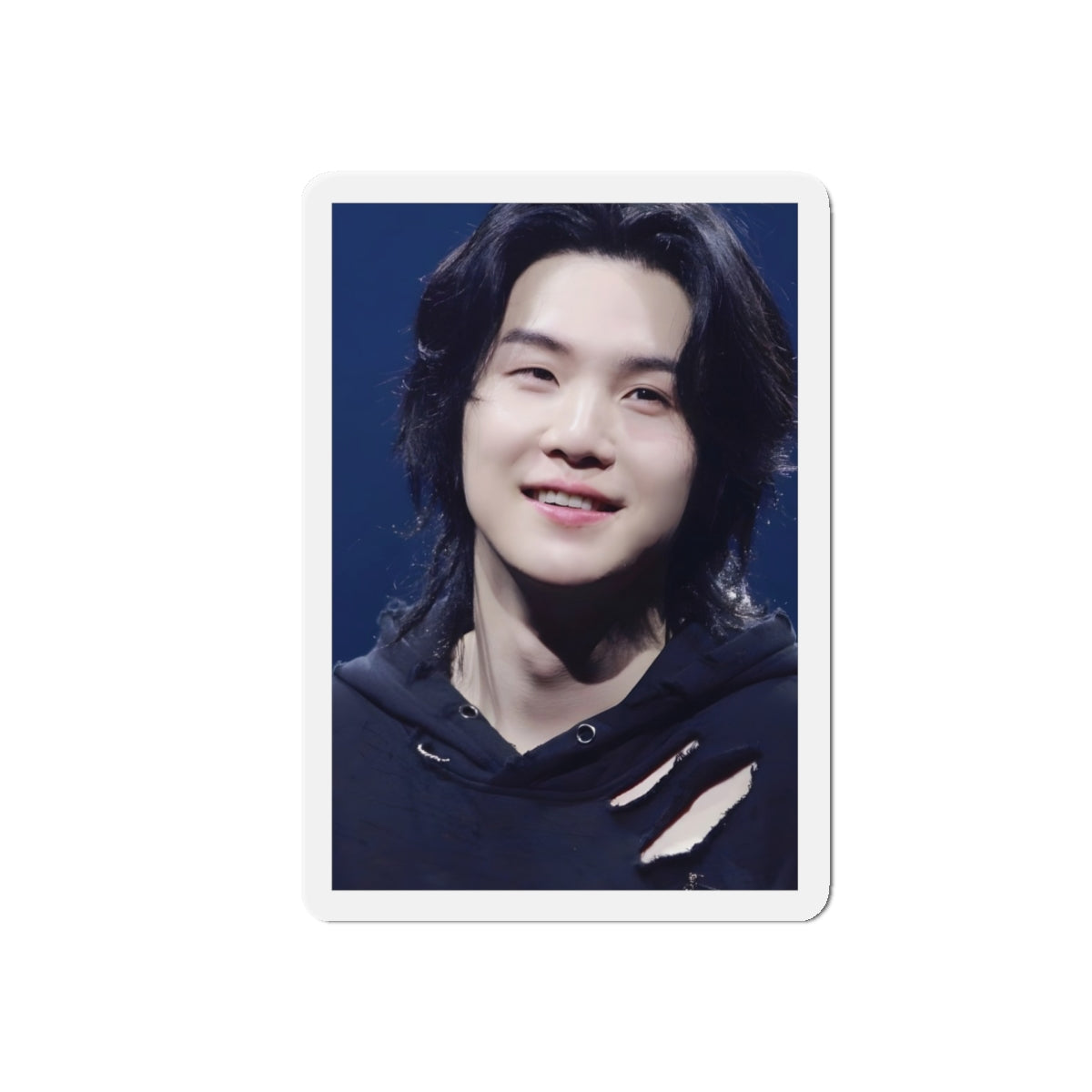 Yoongi Wearing a Black Hoodie Agust D D-Day Album Live Performance Magnet