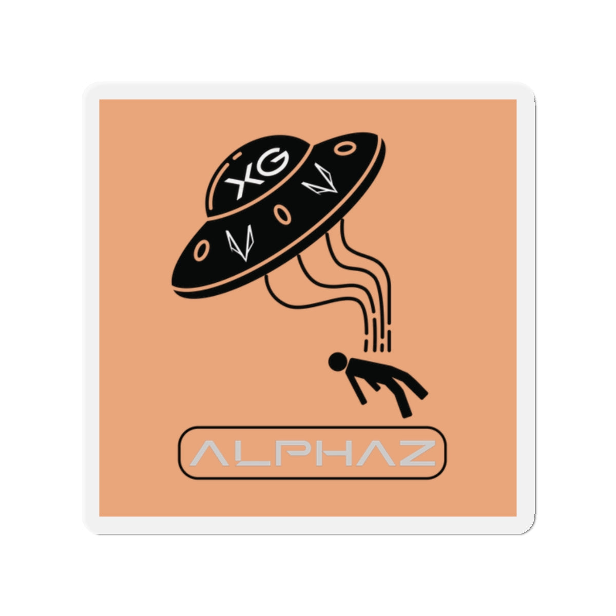 Orange XG Juria Spaceship Magnet