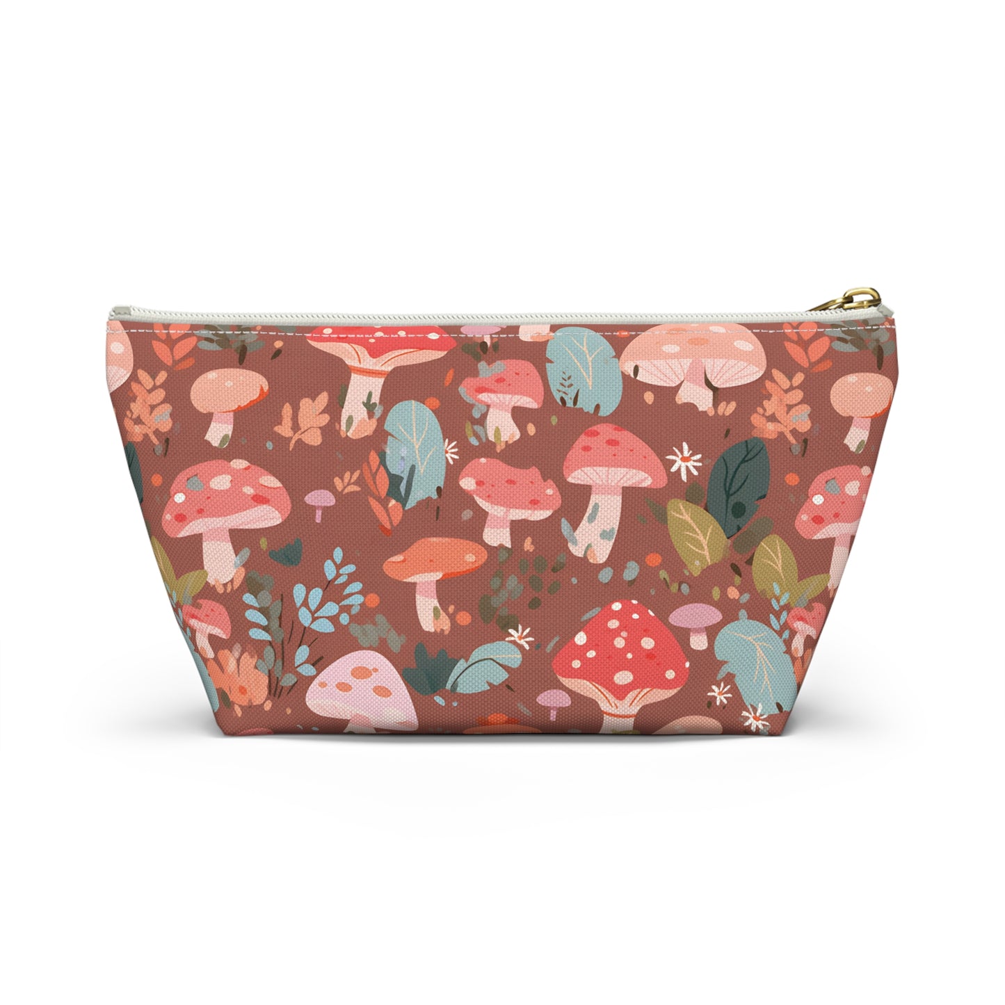 Mushroom Pattern Travel Bag Design 1