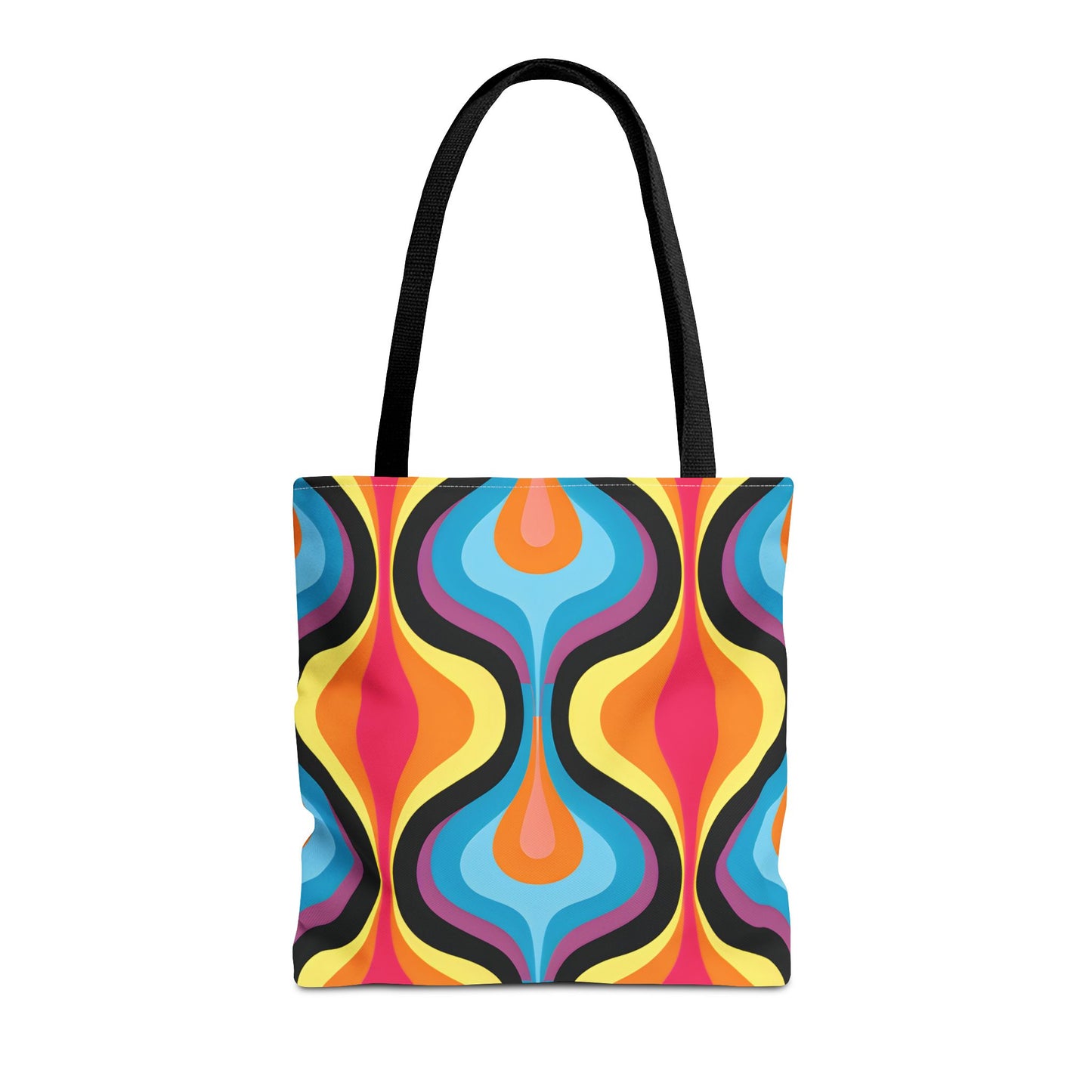 Retro Pattern Tote Bag Design 1