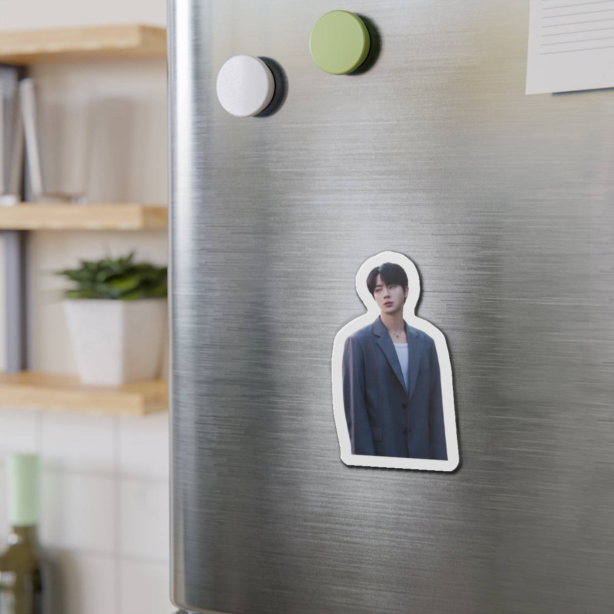 Kim Seokjin Don't Say You Love Me Single Wearing a Suite Jin Magnet