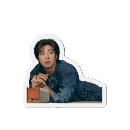 BTS Kim Namjoon Indigo Album Photoshoot Wearing Denim Pose 2 Magnet