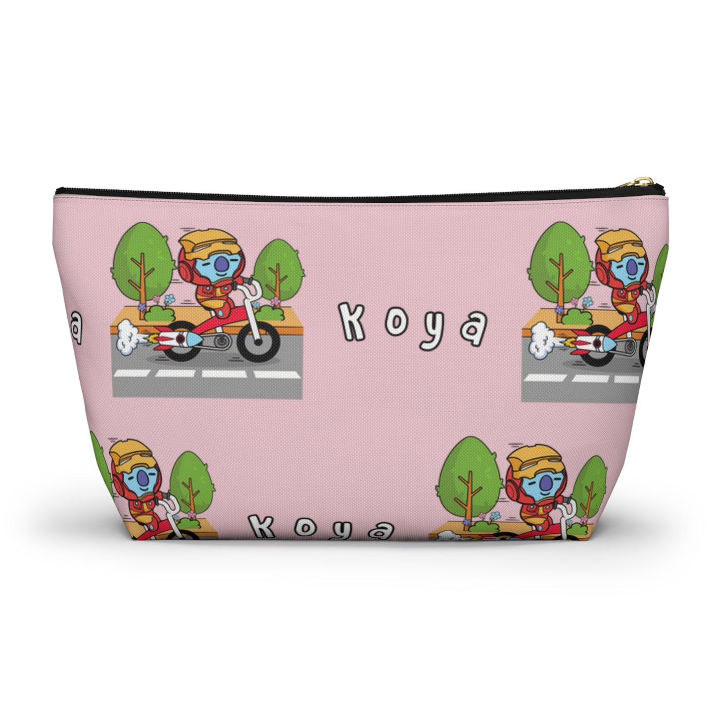 BT21 Koya Pink Pattern Travel Bag