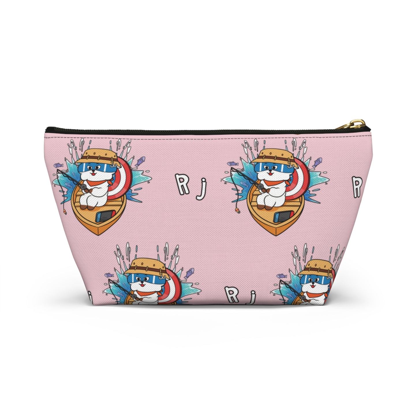 BT21 RJ Pink Pattern Travel Bag