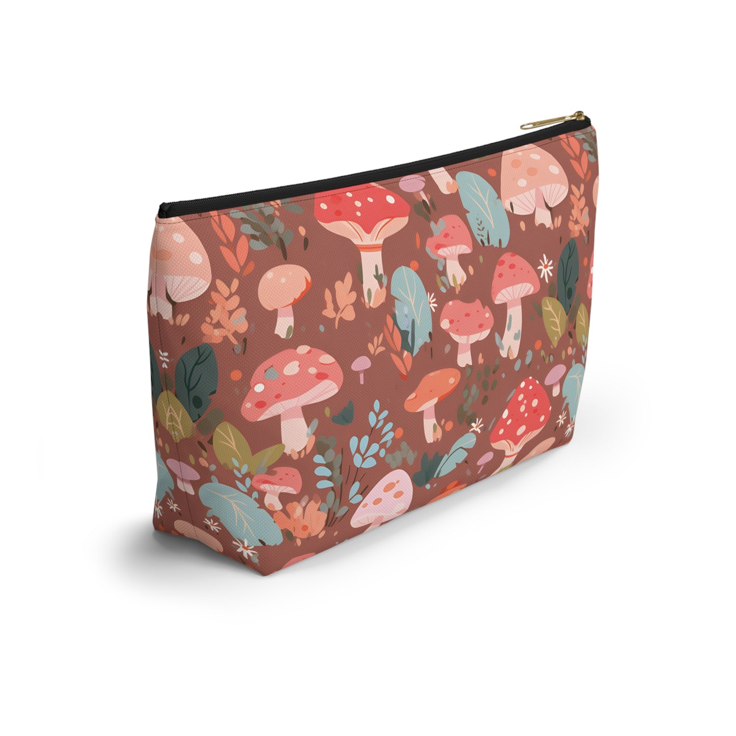 Mushroom Pattern Travel Bag Design 1