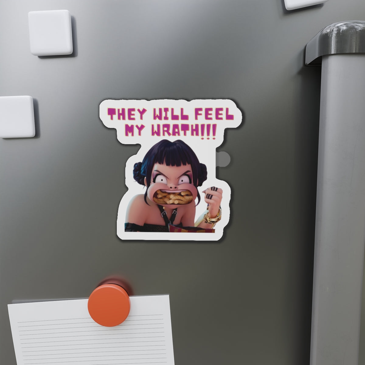 Kpop Demon Hunters Huntrix Zoey They Will Feel My Wrath Magnet