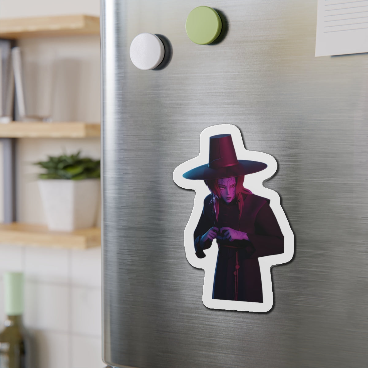 Kpop Demon Hunters Saja Boys Mystery Saja Demon Form In Underworld Magnet