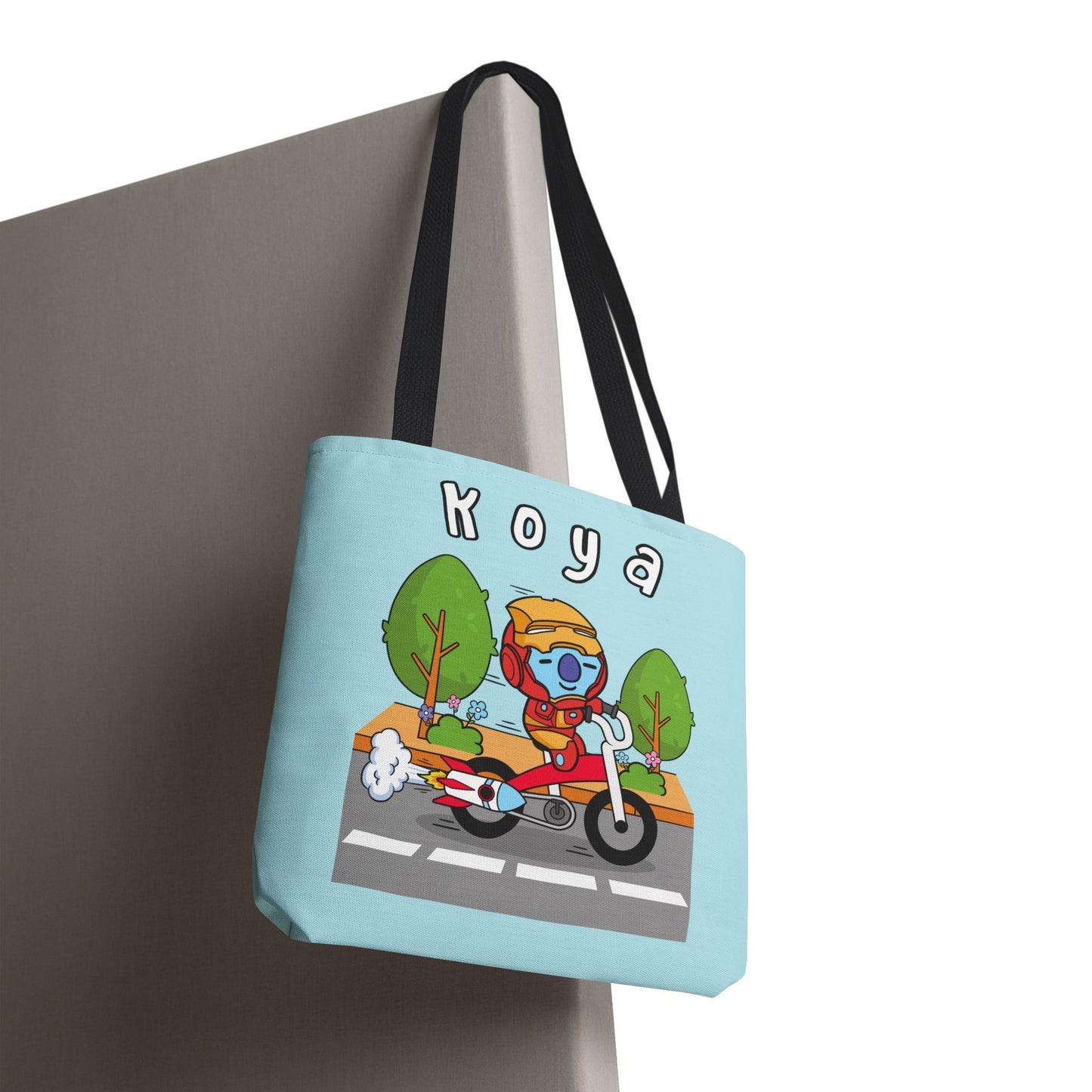 BT21 Koya Blue Tote Bag Single Design