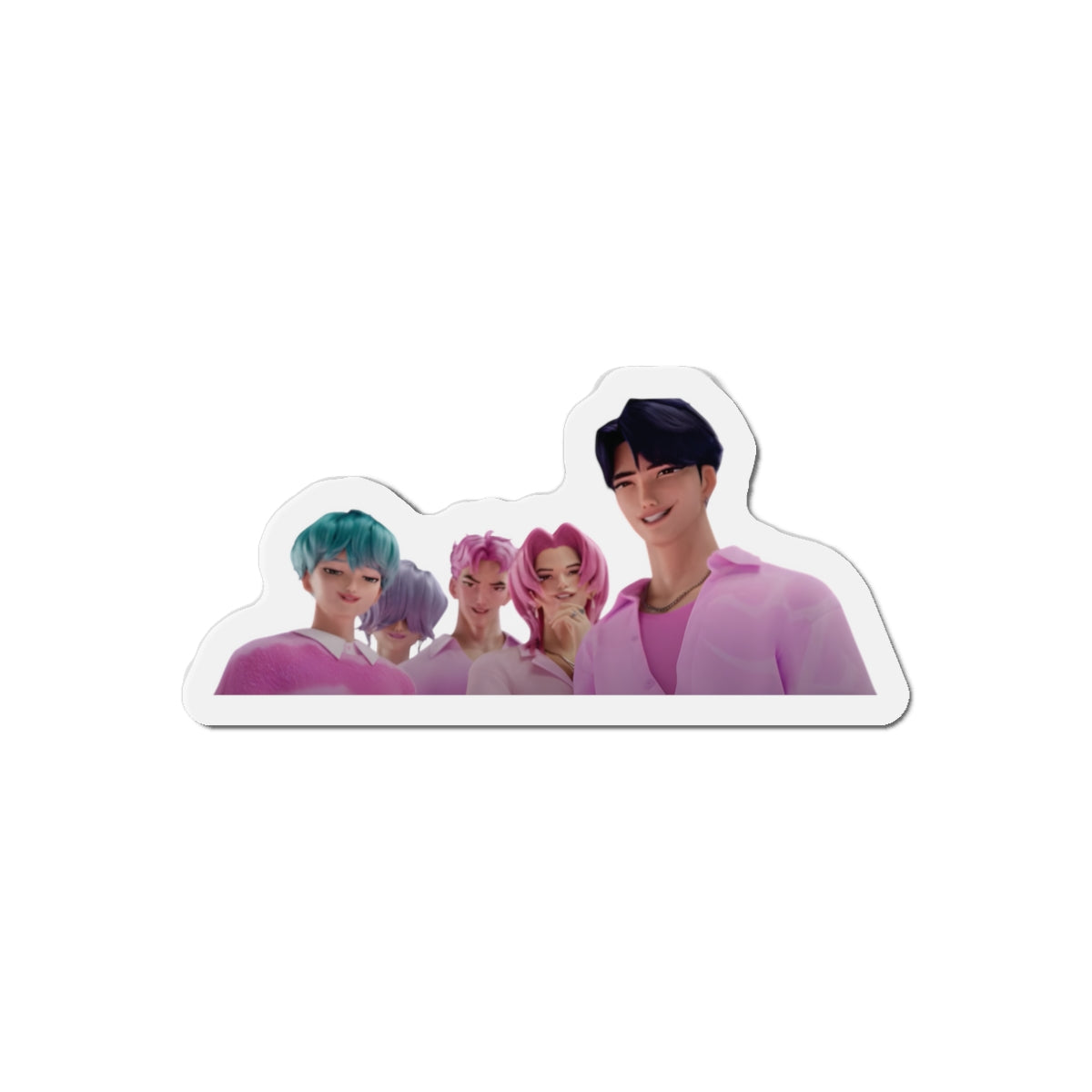 Kpop Demon Hunters Saja Boys Variety Show Evil Smile Magnet