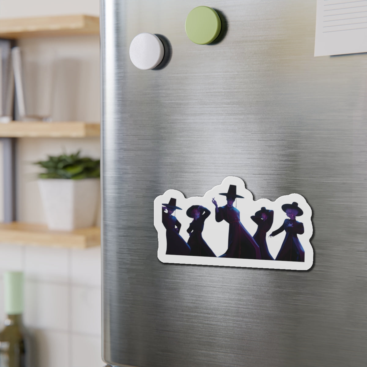 Kpop Demon Hunters Saja Boys Demon Pose for Gwi-ma Magnet