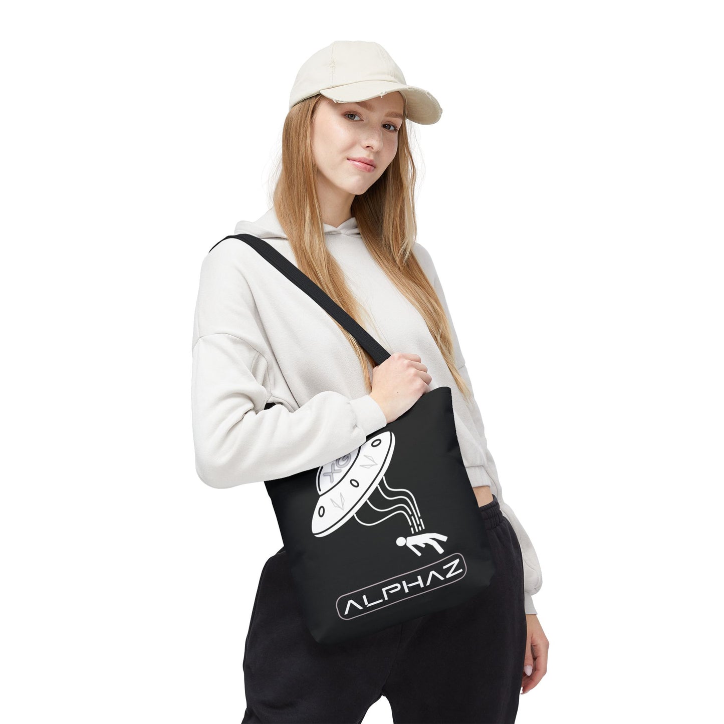 Black Alphaz XG Spaceship Tote Bag Design 9