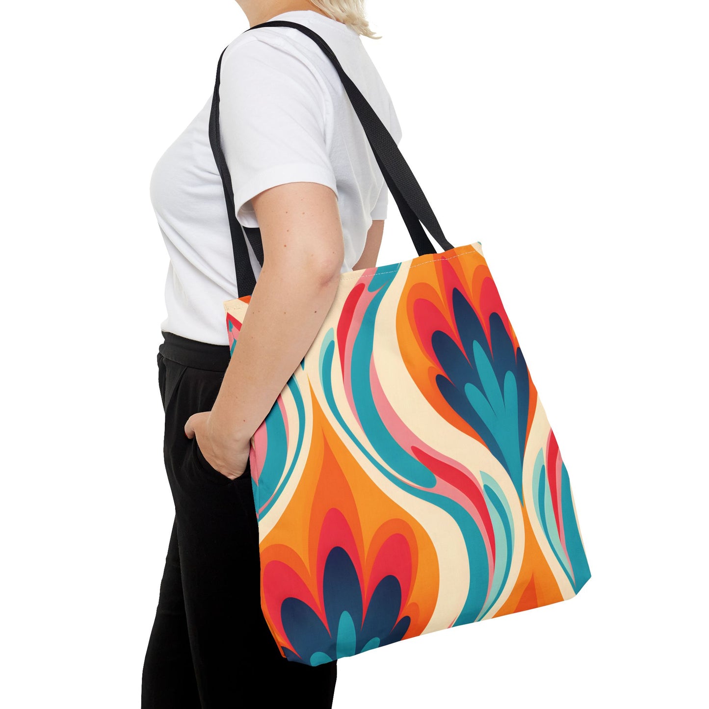 Retro Pattern Tote Bag Design 5