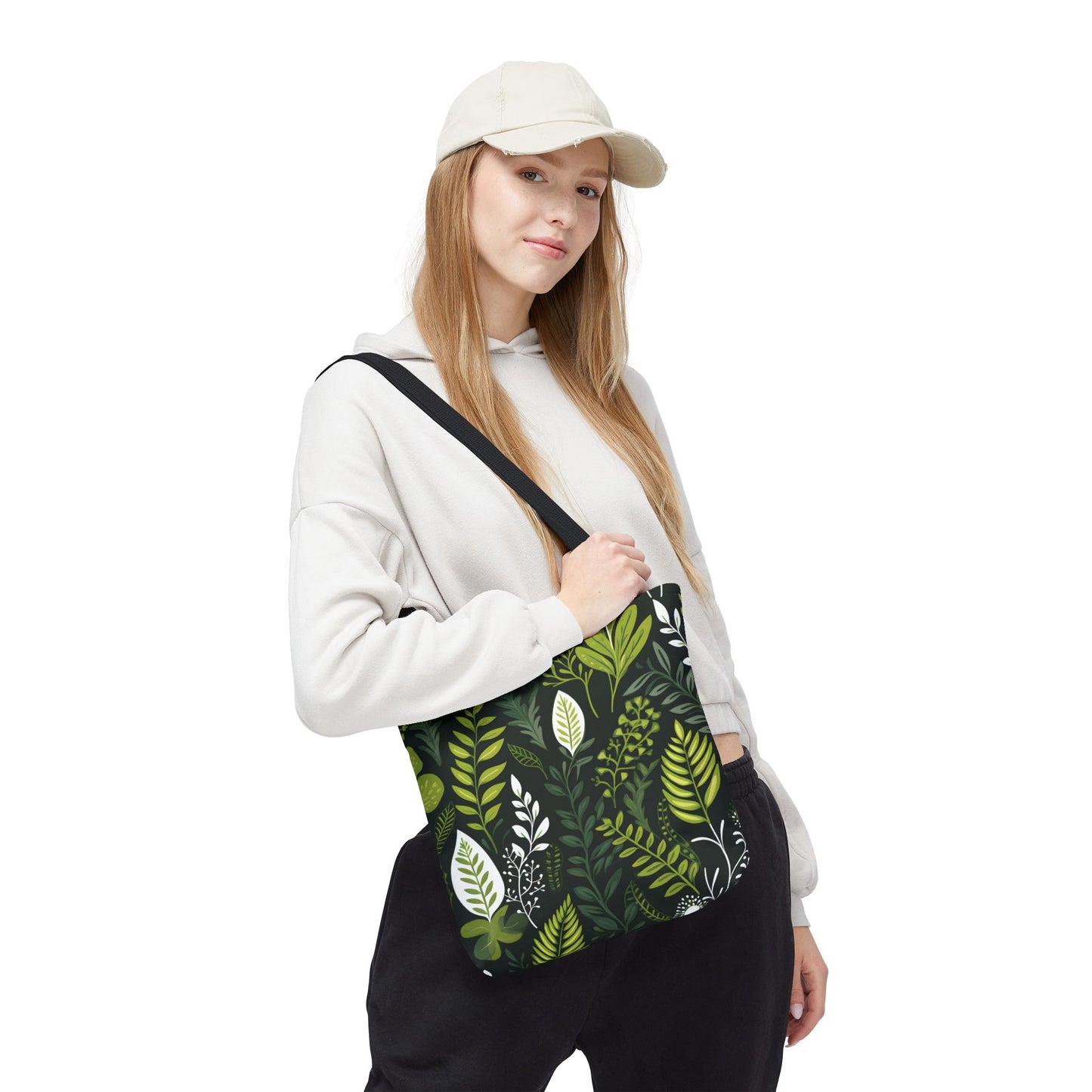 Plant Pattern Tote Bag Design 10