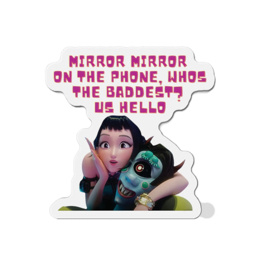 Kpop Demon Hunters Huntrix Zoey Mirror Mirror On The Phone Magnet