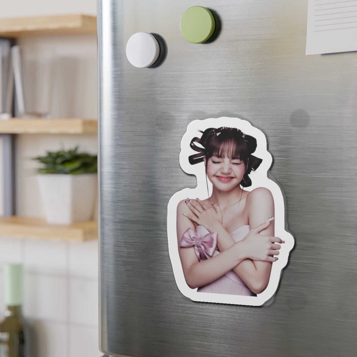 Lalisa Manoban Blackppink Gift for Lisa Fans Lillies Magnet Design 10