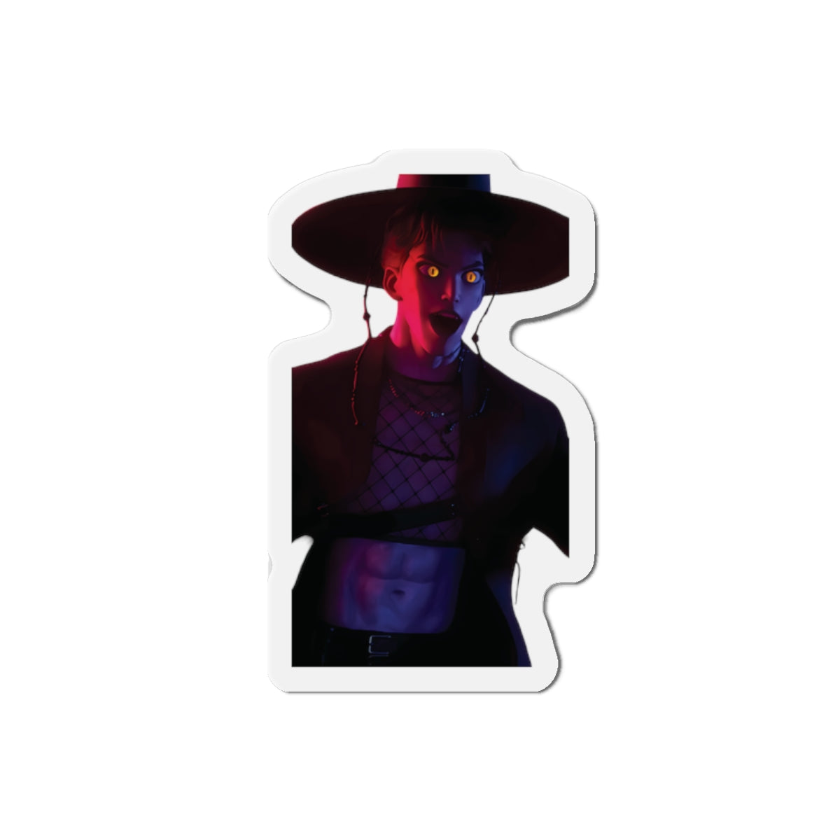 Kpop Demon Hunters Saja Boys Abby Saja Demon Form Magnet