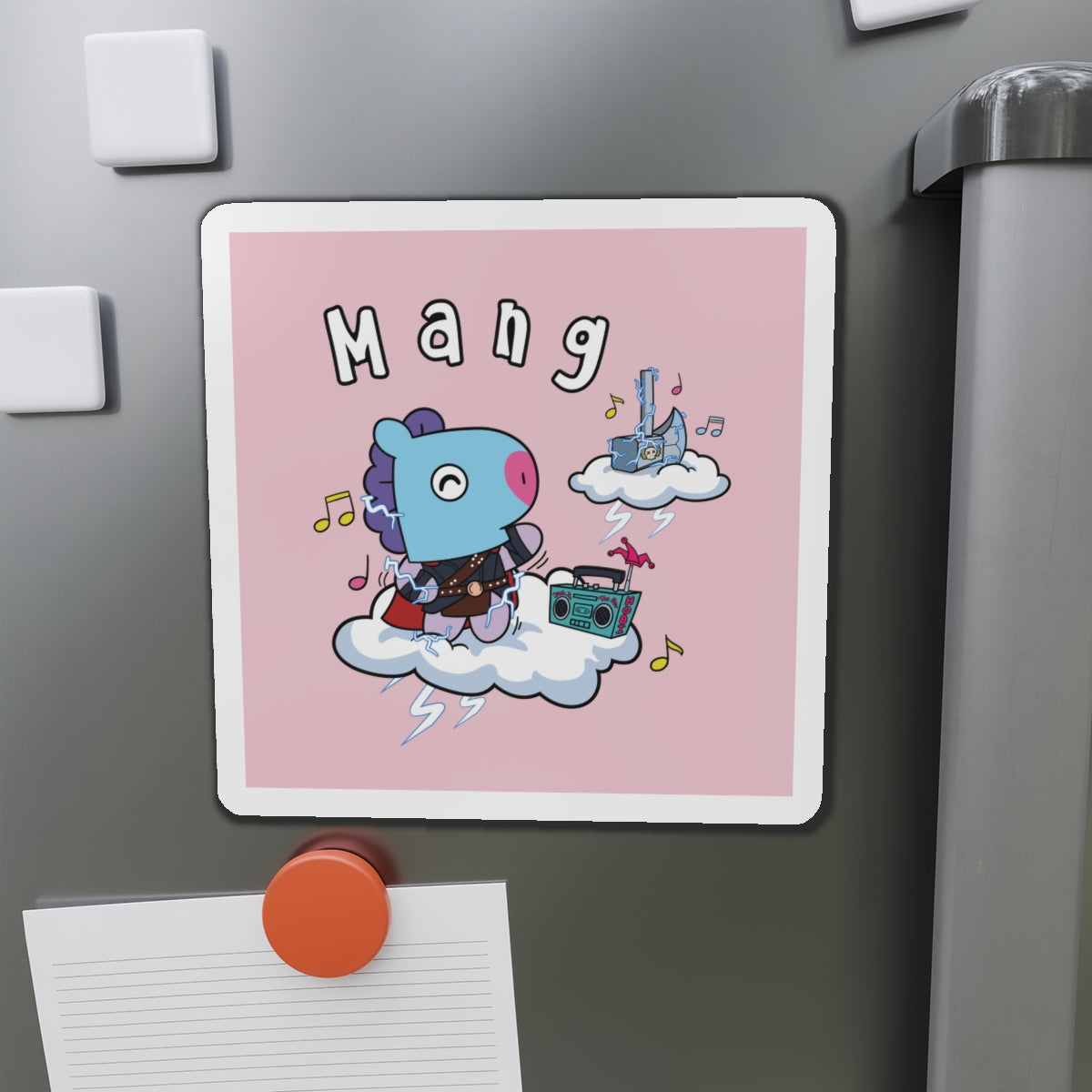 BT21 Mang Pink Magnet